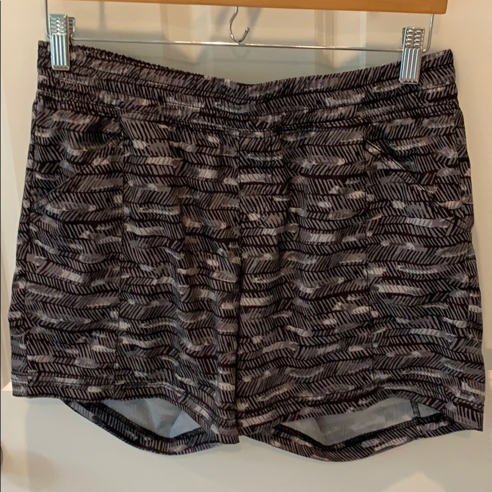 Black and White North Face Shorts